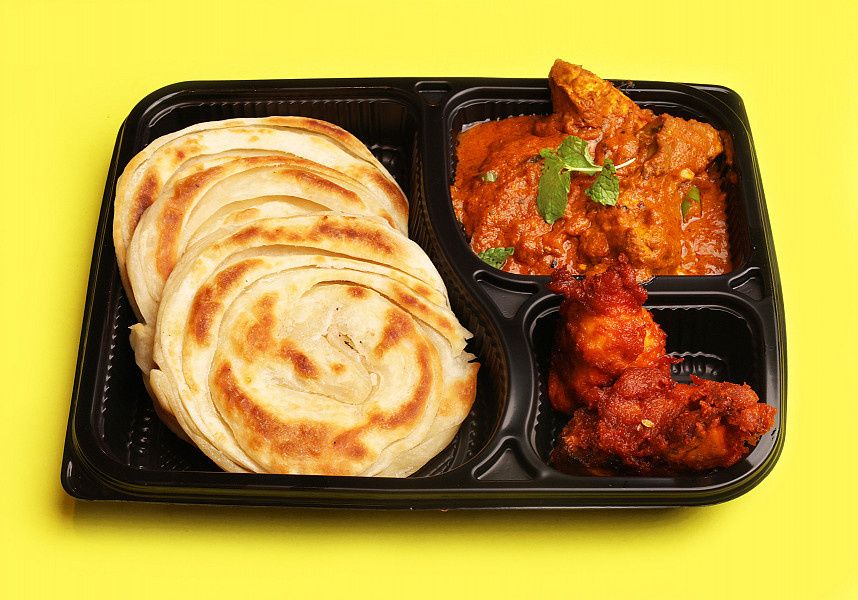 COIN PAROTTA CHICKEN KEBAB HYDERABADI BONELESS GRAVY COMBO