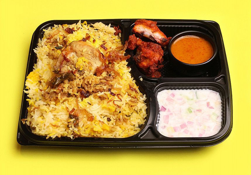 CHICKEN BIRYANI CHICKEN KABAB COMBO