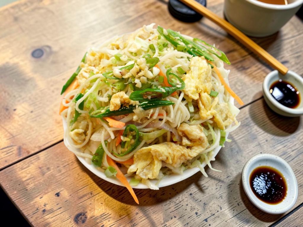 Egg Chilly-Garlic Noodles