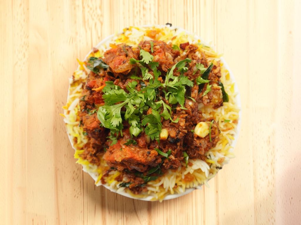Chicken Tawa Biryani Single