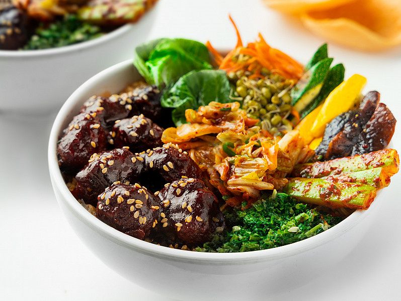 Korean Vegetarian Rice Bowl
