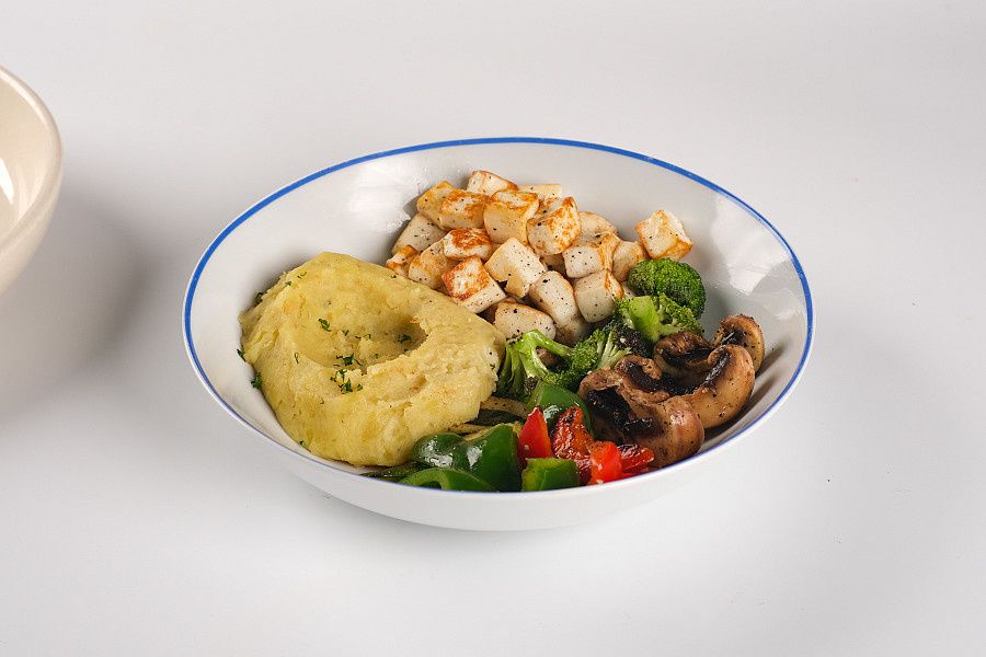 Grilled Paneer & Sweet Potato Power Plate