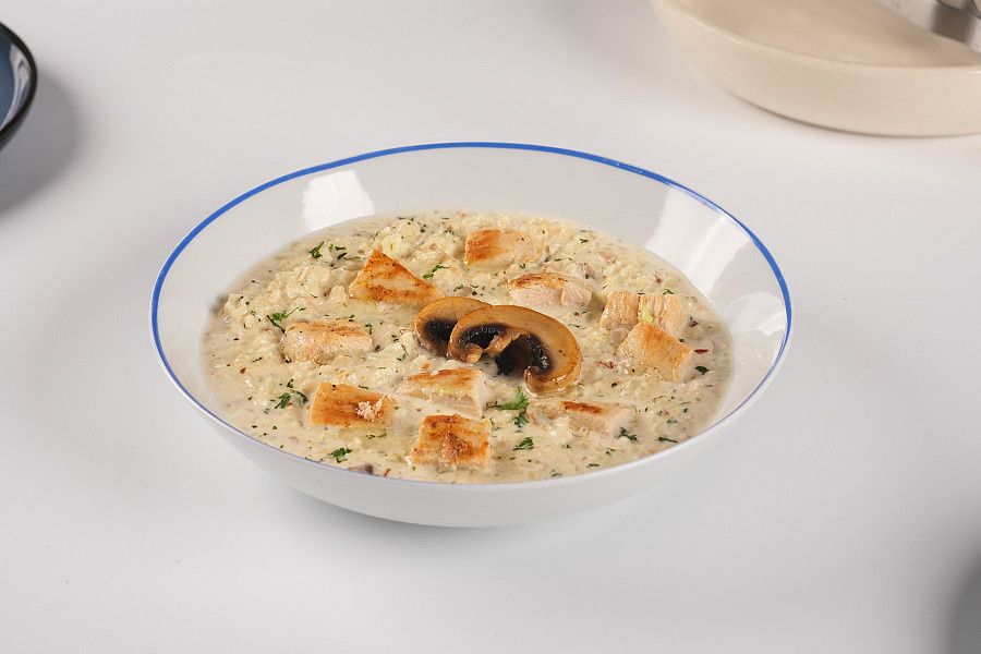 Truffled Keto Chicken Risotto Bowl
