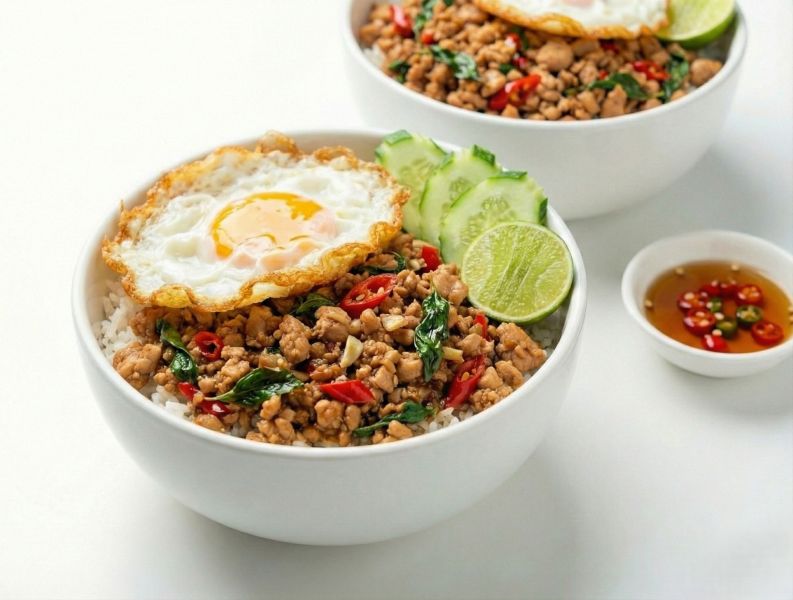 Thai Basil Chicken Bowl