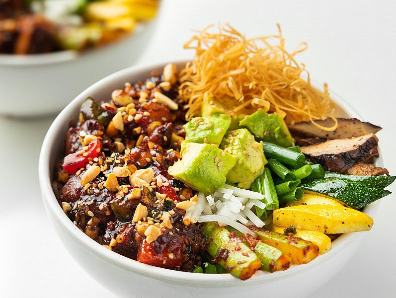 Kung Pao Chicken Rice Bowl