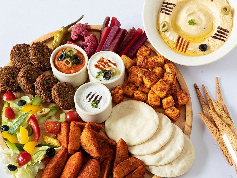 Vegetarian Lebanese Platter