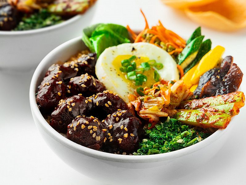 Korean Chicken Rice Bowl