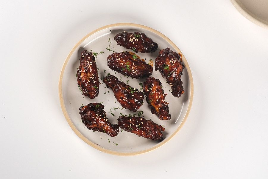 Smoky Bbq Fried Wings