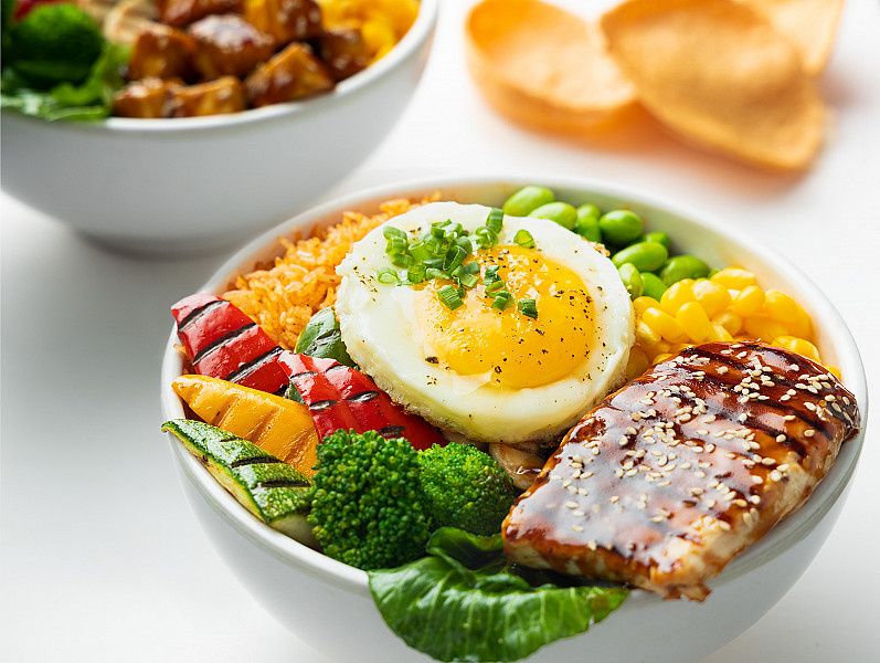 Grilled Chicken Teriyaki Bowl