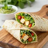 Barbeque Paneer Wrap