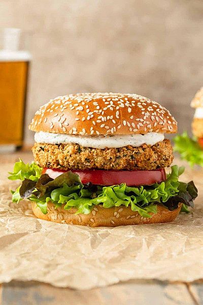 Egyptian Style Falafal Burger