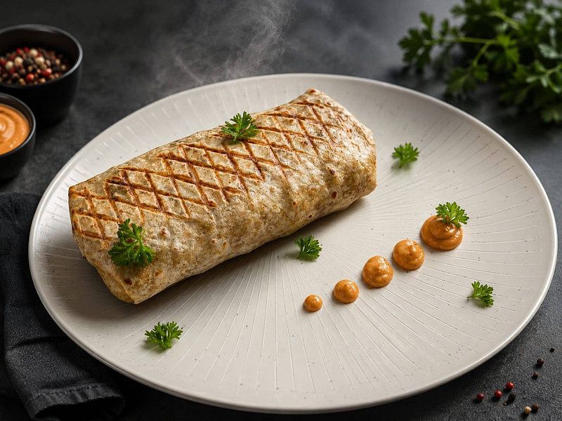 Hot Spiced Potato Wrap