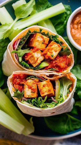 Chilli Tofu Wrap