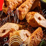 Chicken Seekh Kabab Rainbow