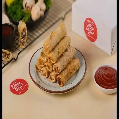 Mushrooms & Cheese Cigar Rolls