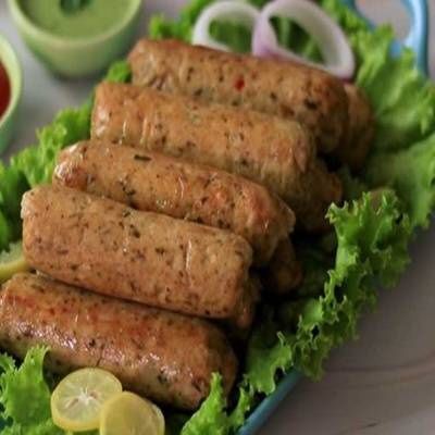 Chicken Seekh Kabab Onion