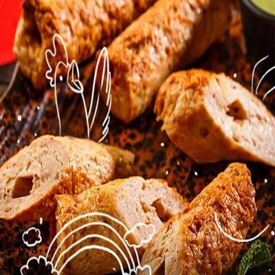 Chicken Seekh Kabab Rainbow