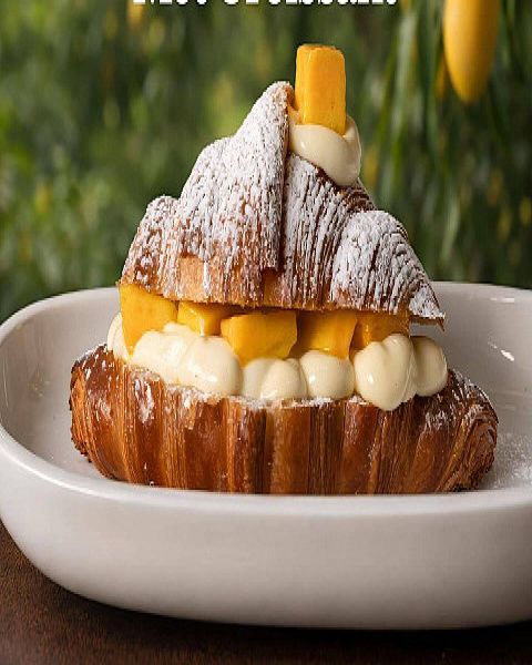 Mango Burst Croissant