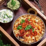 Chittimuthyala Prawn Roast Biryani