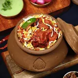 Matki Chaap Tikka Biryani With Gravy Or Raita (Serves 1-2)