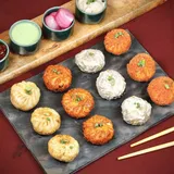 Veg Momos Platter (2 Box) (12 Pcs)