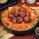 Manchurian Tikka Noodles