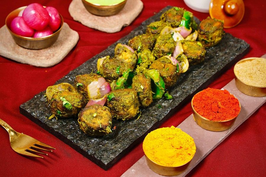 Hariyali Chaap Tikka