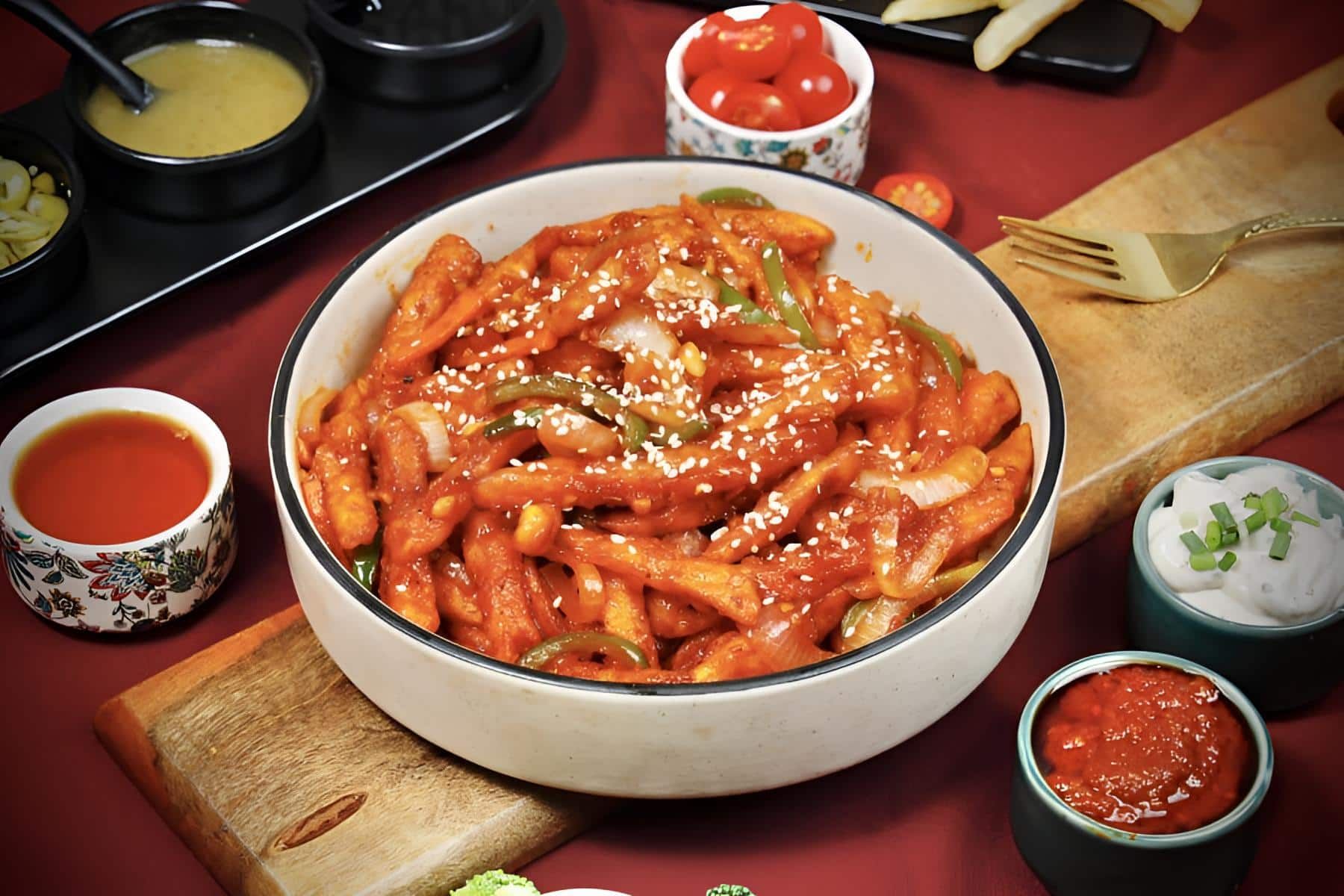 Honey Chilly Potato