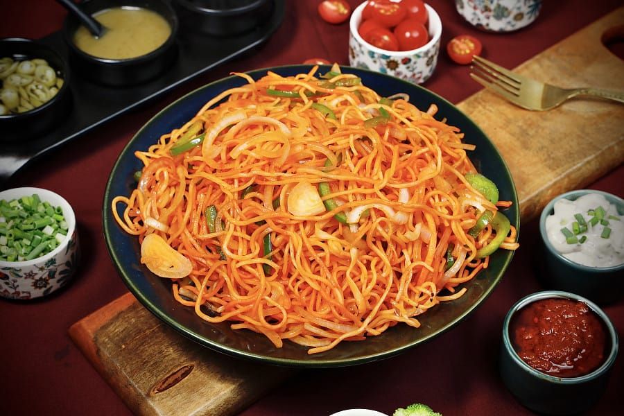 Garlic Ginger Chilly Noodles