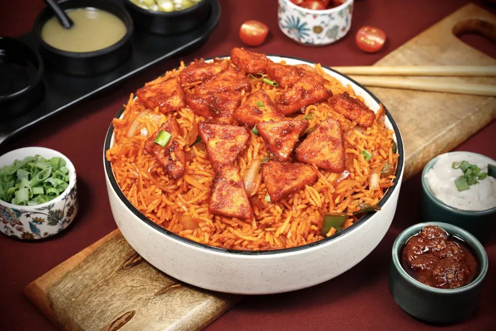 Paneer Tikka Fried Rice