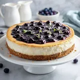 Blueberry cheesecream cake