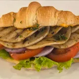 Salami Croissant Sandwich