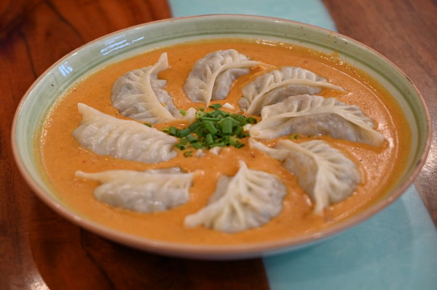 Veg Nepali Jhol Momos