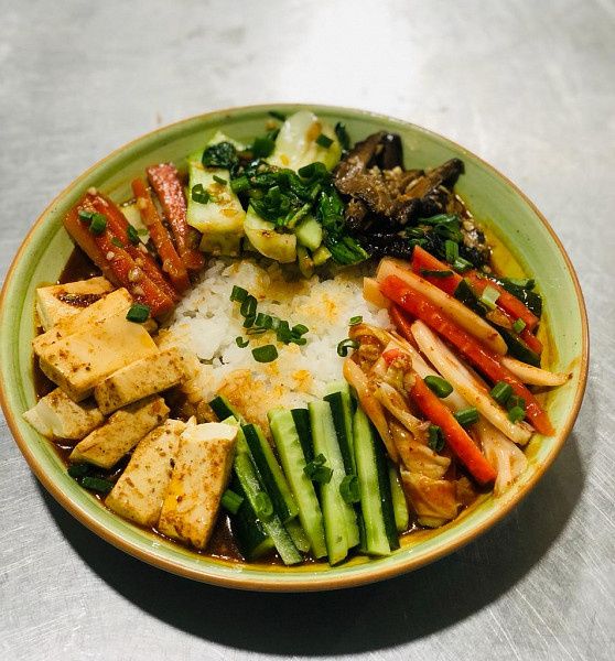 Veg Korean Bibimbap