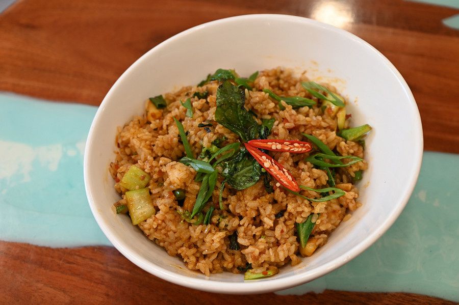 Veg Thai Basil Sticky Fried Rice