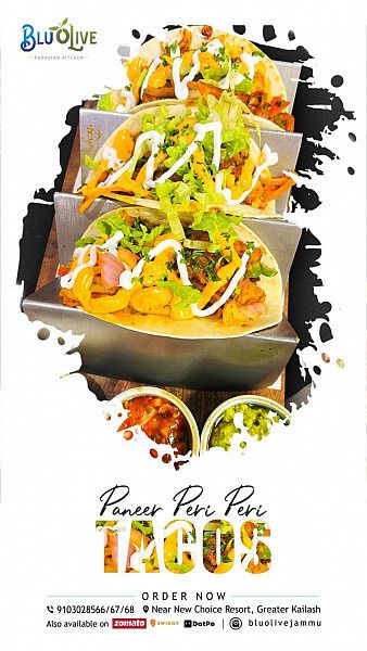 Peri Peri Paneer Tacos