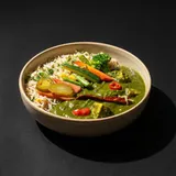 Iron Rich Palak Chicken Rice Bowl