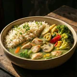 Thai Curry & Chicken Rice Box ( Bangkok Style)