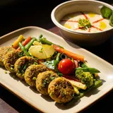 Baked Falafel & Hummus