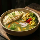 Thai Curry Veg Rice Bowl