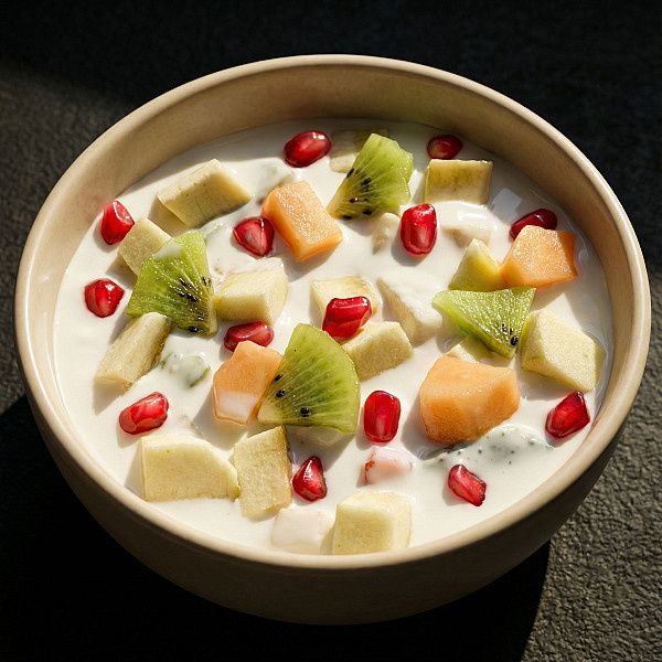 Fresh Fruits Cream Bowl