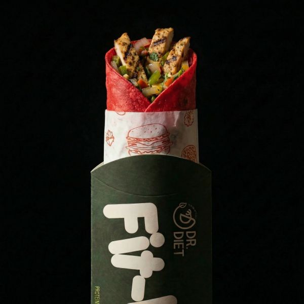 Premium Healthy Whole Wheat Chicken Tikka Wrap
