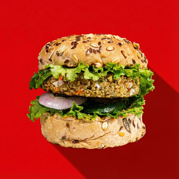 Quinoa Patty Burger