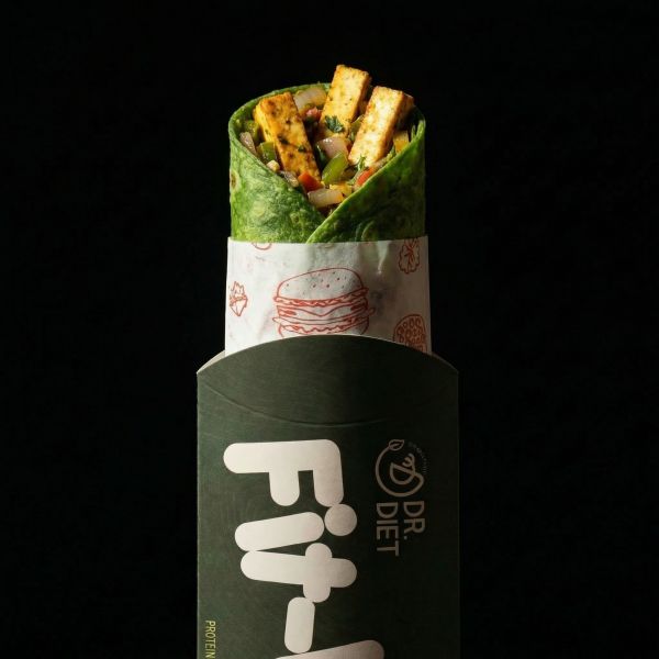 Premium Healthy Whole Wheat Grilled Paneer Wrap
