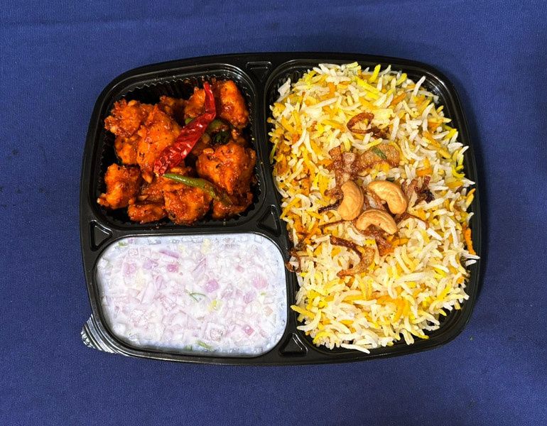 Mini Chicken 65 Biryani Meal