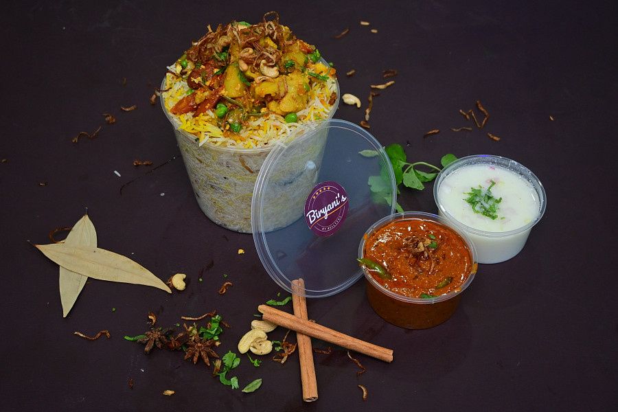 Vegetable Biryani (Serves 2 )