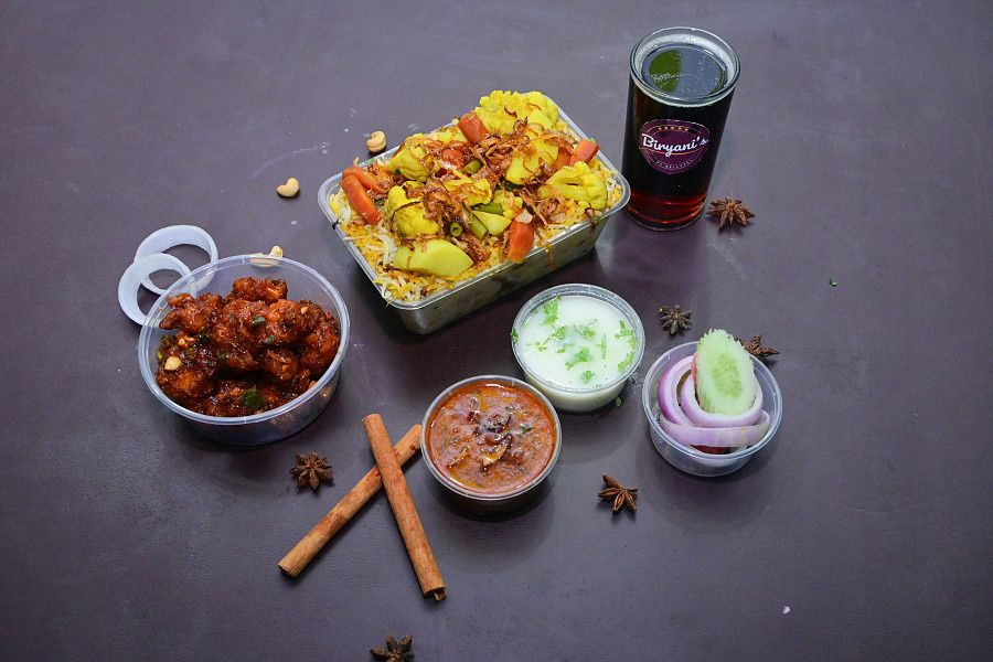 Veg Biryani Combo (Paneer 65)