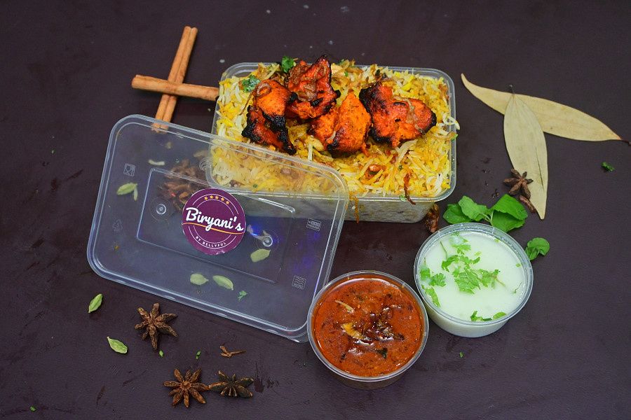 Chicken Tikka Biryani (Serves 1 )