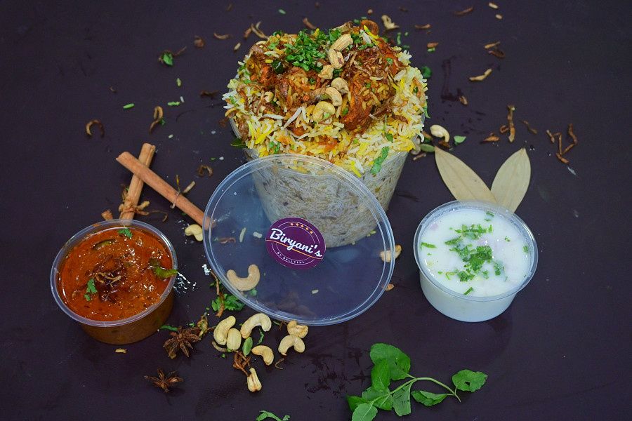 Chicken Fry Pc Biryani (Serves 2 )