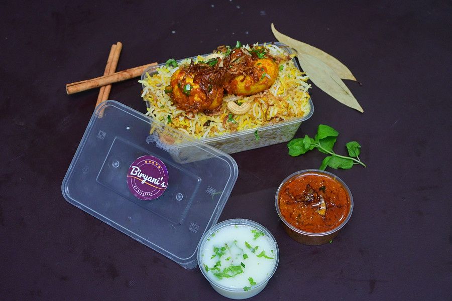 Egg Biryani (Serves 1)